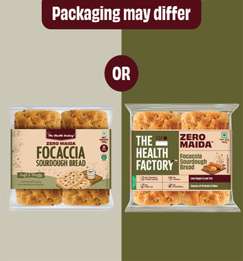 Zero Maida Focaccia Sourdough Bread