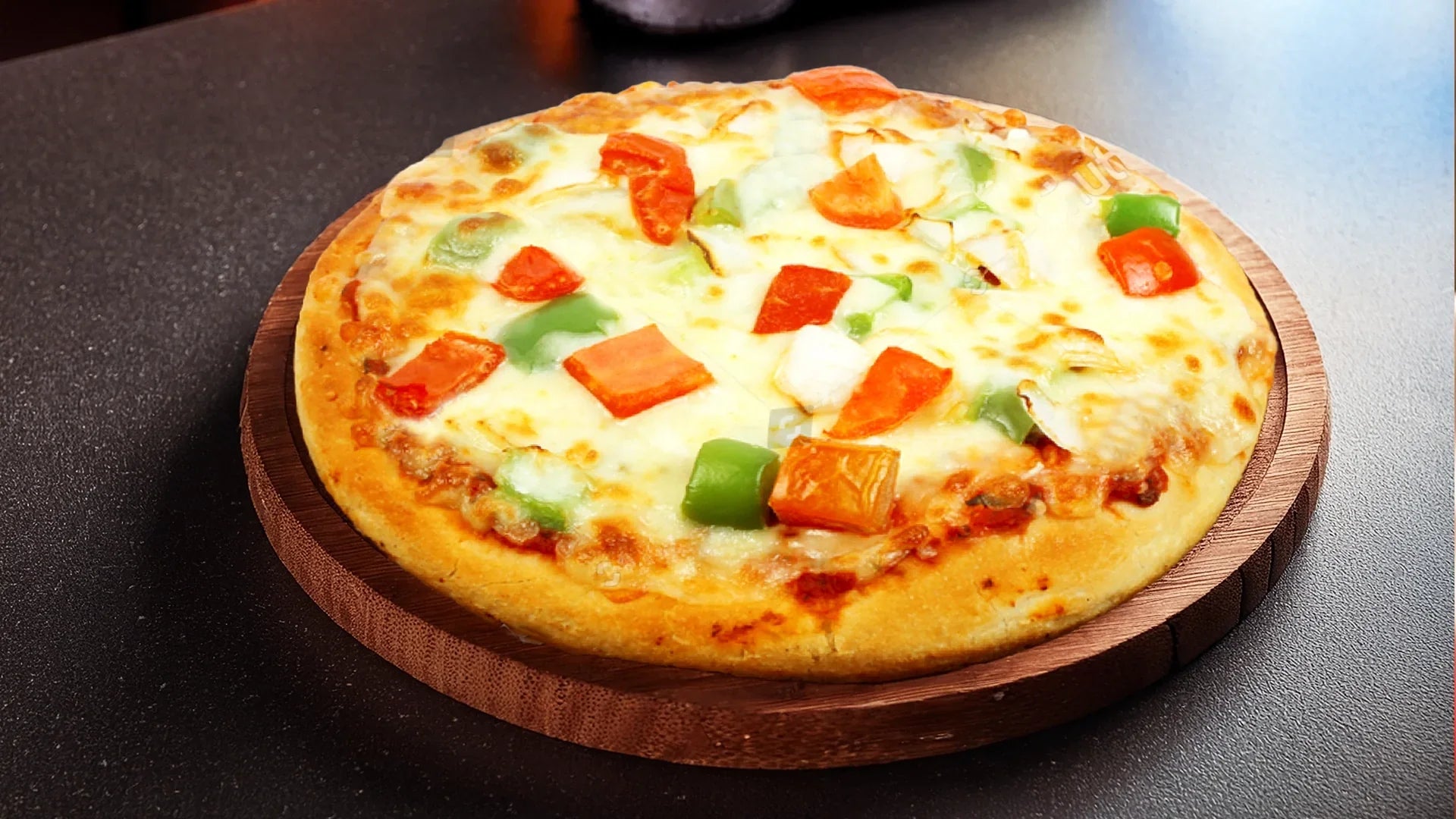 classic veggie pizza, zero maida pizza base