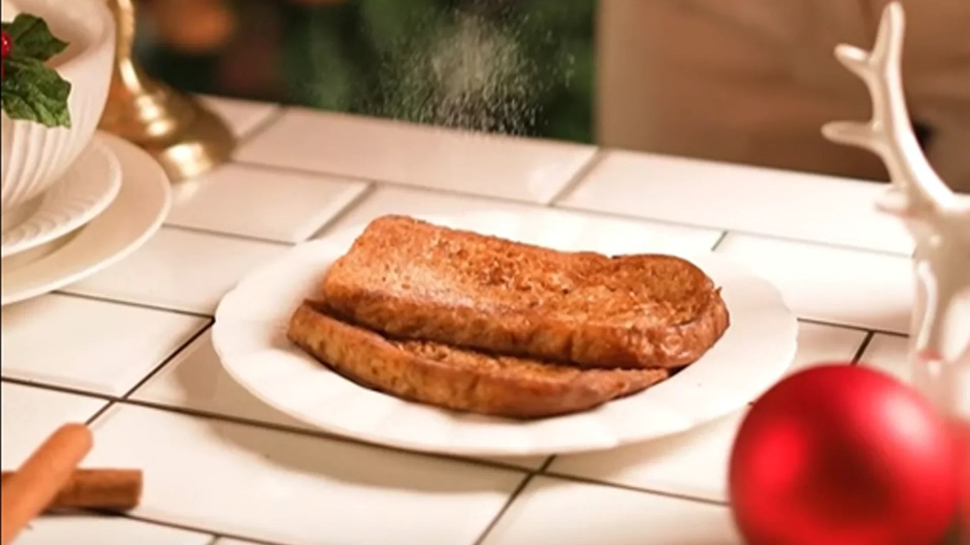 pumpkin spiced french toast, zero maida protein bread