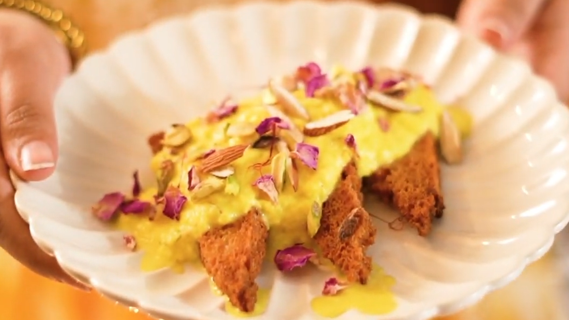 shahi tukda, zero maida milk bread