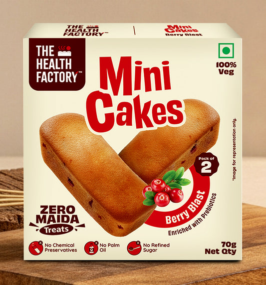 Mini Cakes - Berry Blast (Zero Maida)
