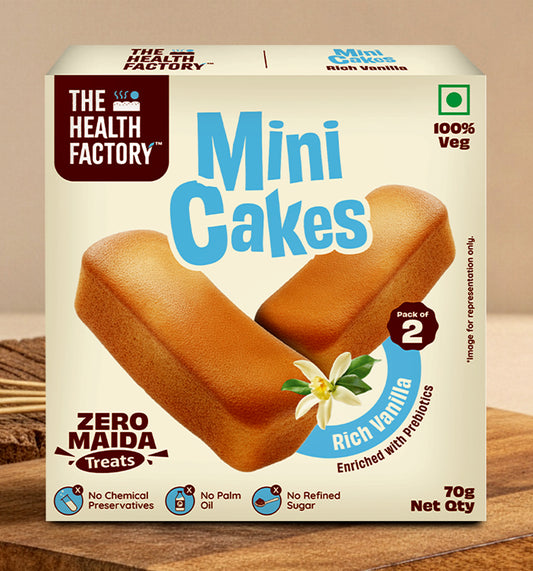 Mini Cakes - Rich Vanilla (Zero Maida)