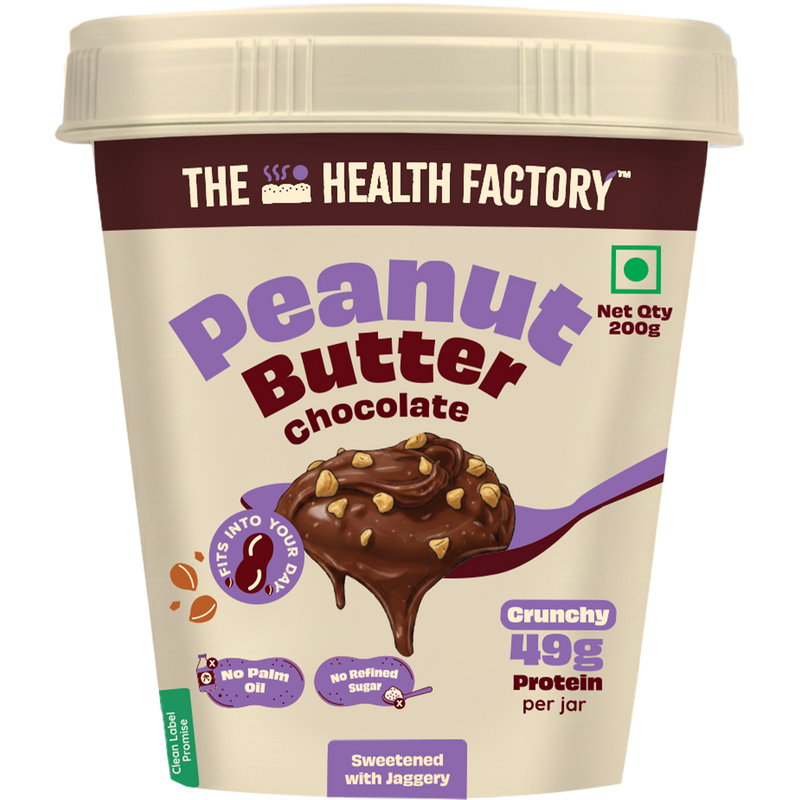Peanut Butter Chocolate Crunchy (Sweetened with Jaggery) - 200G