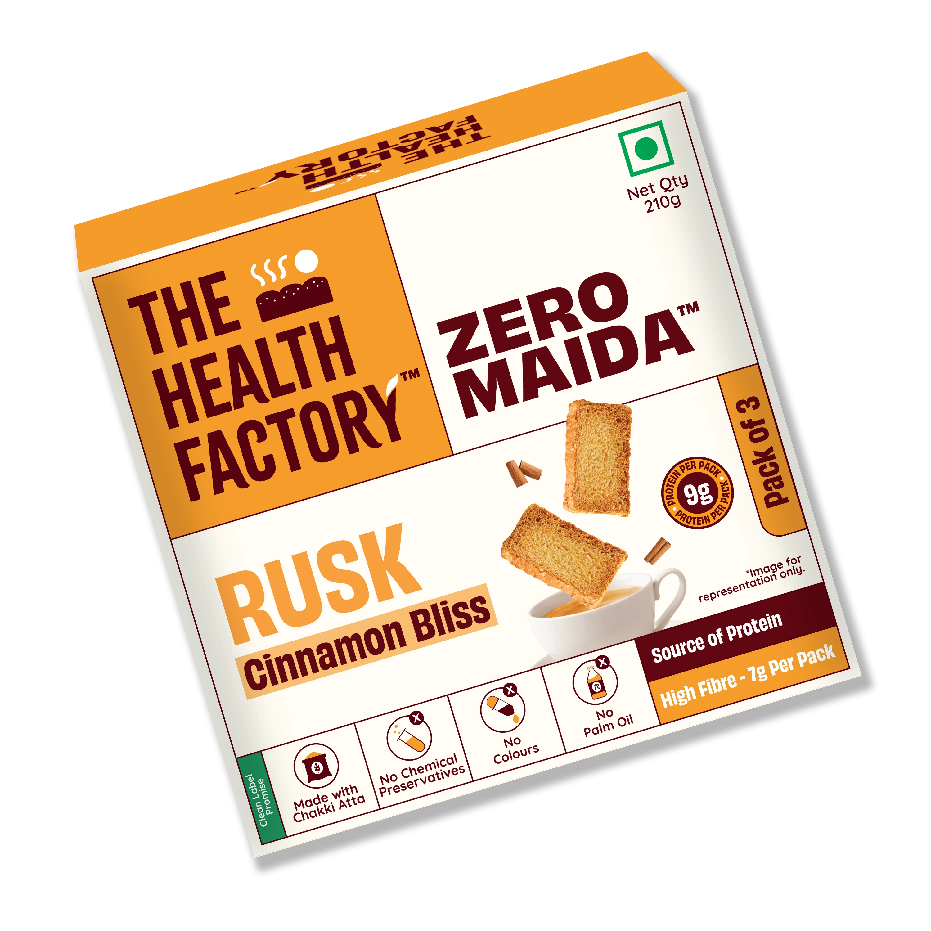 Zero Maida Rusk Cinnamon Bliss 210g