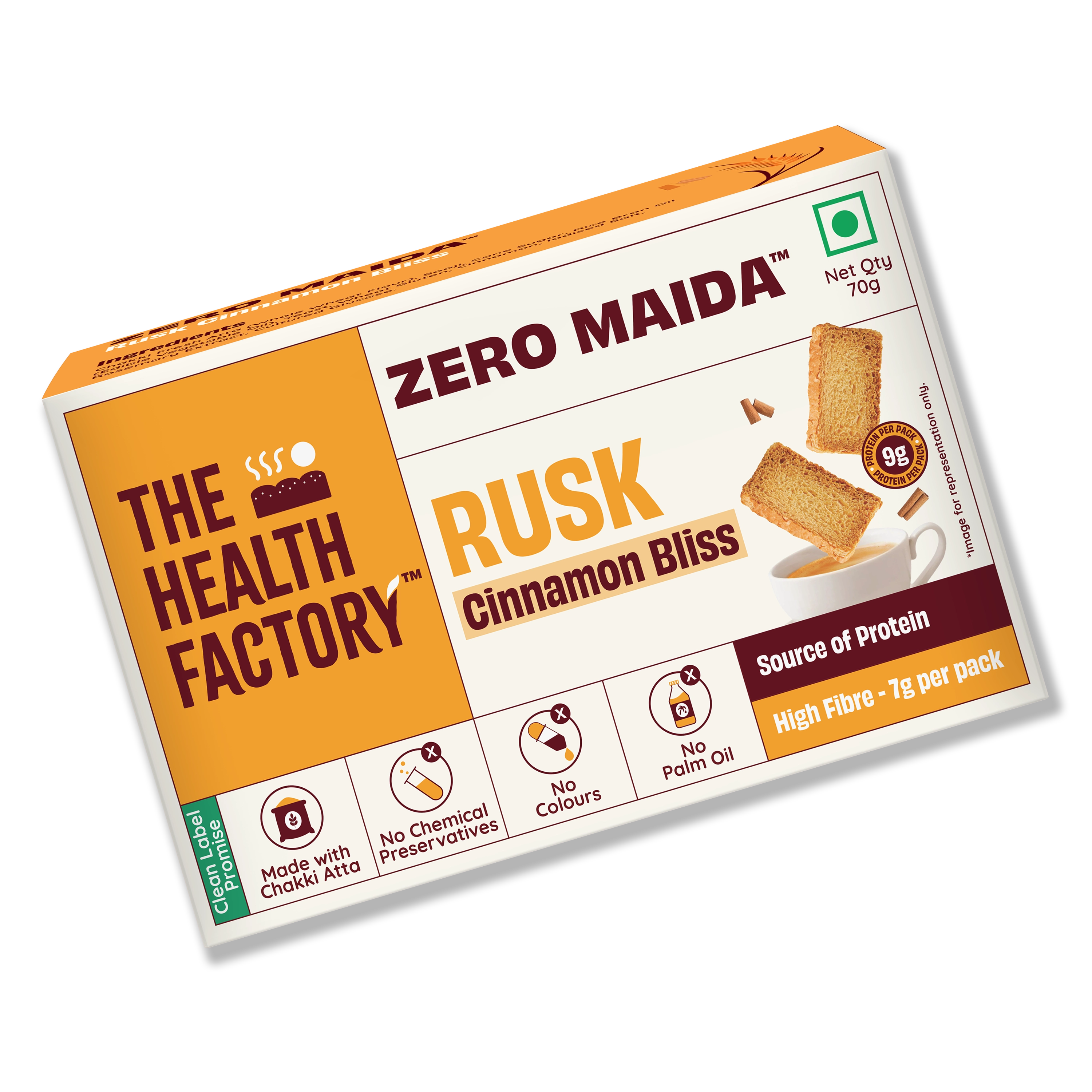 Zero Maida Rusk - Cinnamon Bliss (3 Packs)