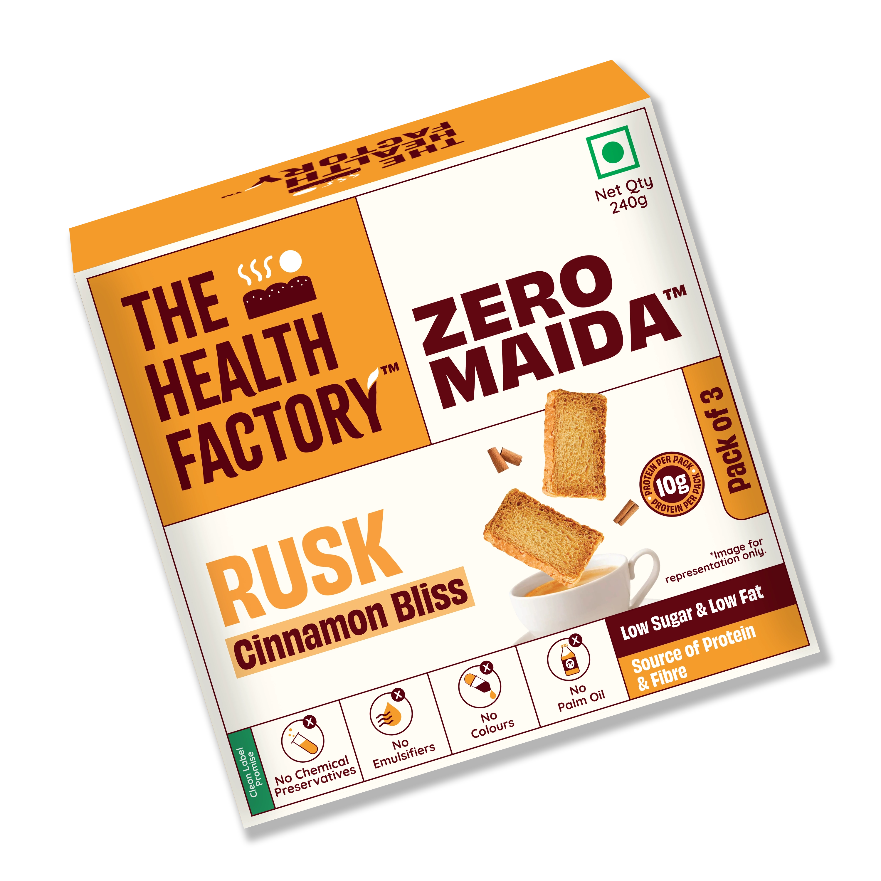Zero Maida Rusk Cinnamon Bliss 240g
