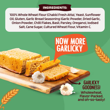 Zero Maida Garlic Bread (Pack of 2)