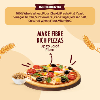 Zero Maida Pizza Base - (Pack of 3)