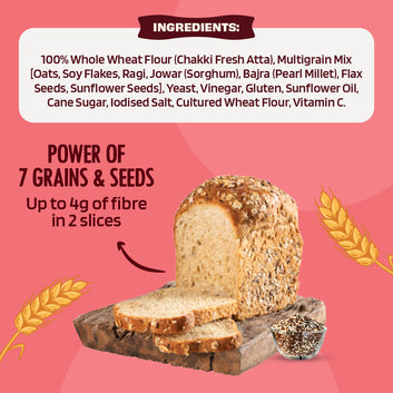 Zero Maida Bread - Super Multi Grain 250g
