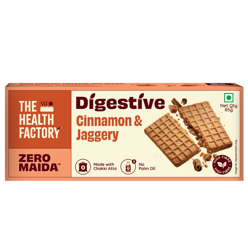 Zero Maida Digestive Biscuits- Cinnamon & Jaggery