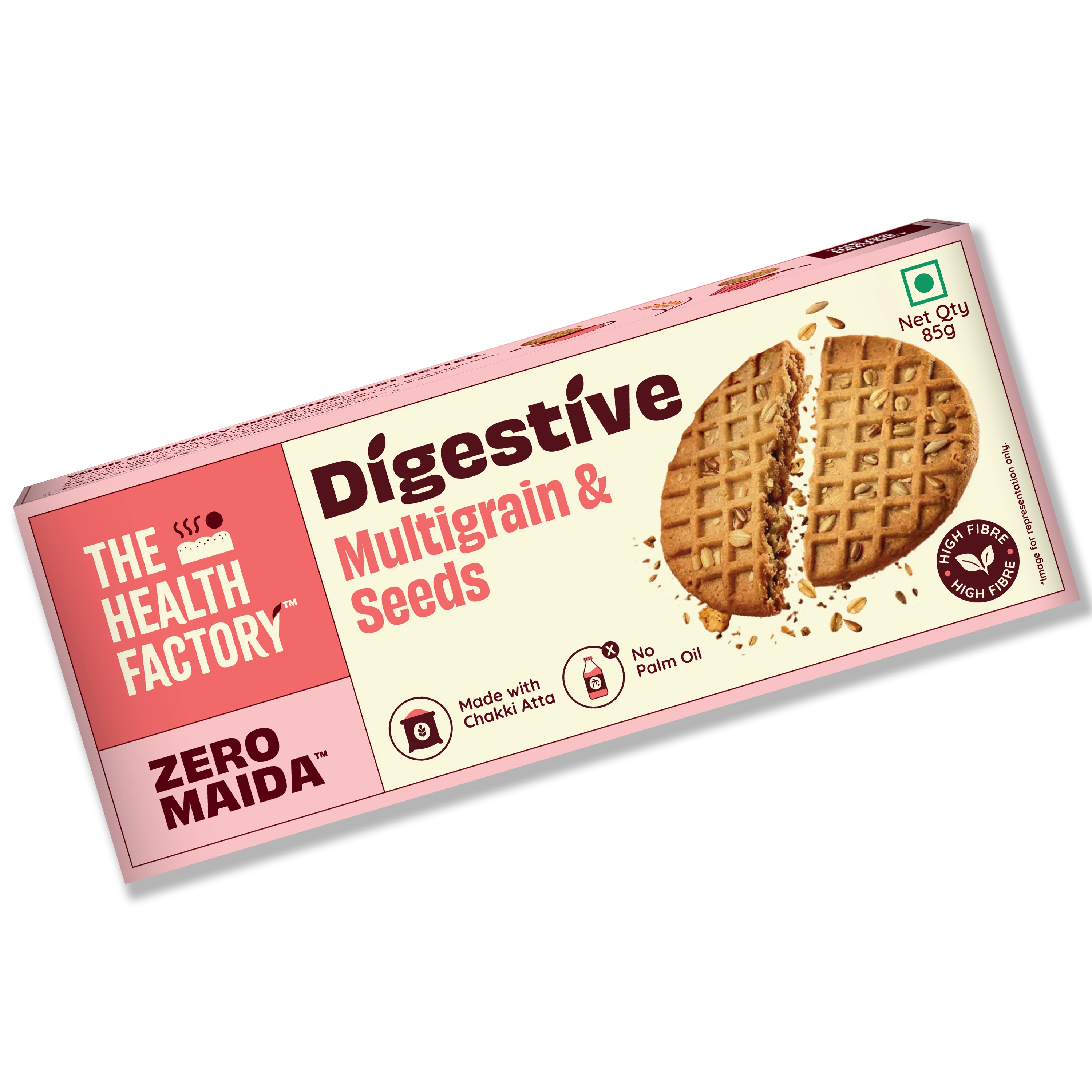 Zero Maida Digestive Biscuits- Multigrain & Seeds