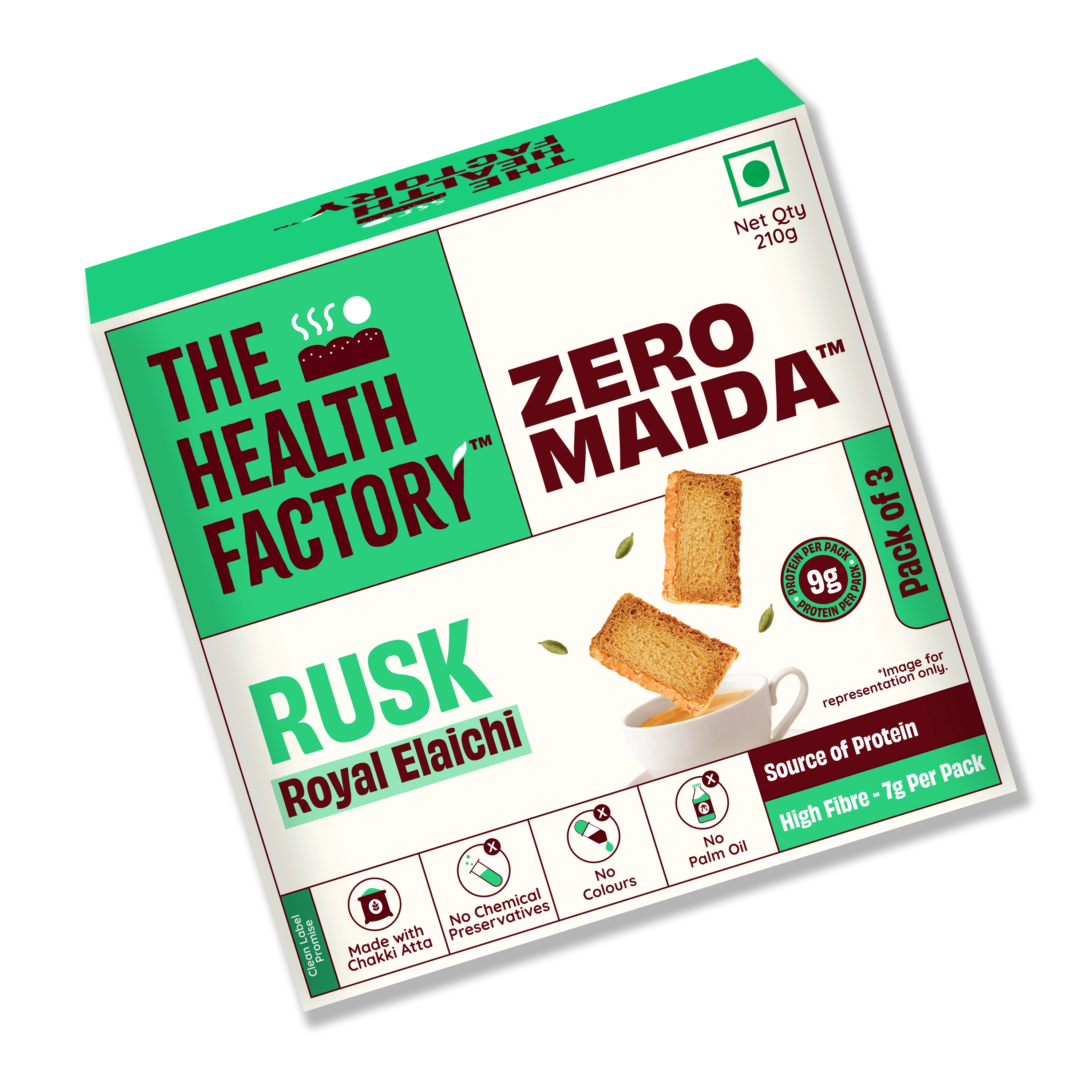 Zero Maida Rusk Royal Elaichi 210g