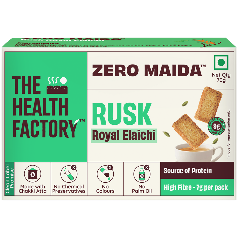 Zero Maida Rusk - Royal Elaichi (3 Packs)