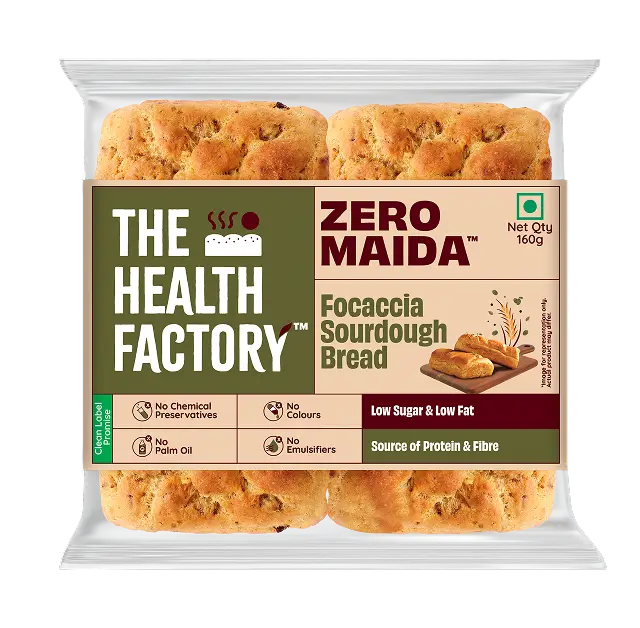 Zero Maida Focaccia Sourdough Bread