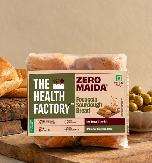Zero Maida Focaccia Sourdough Bread