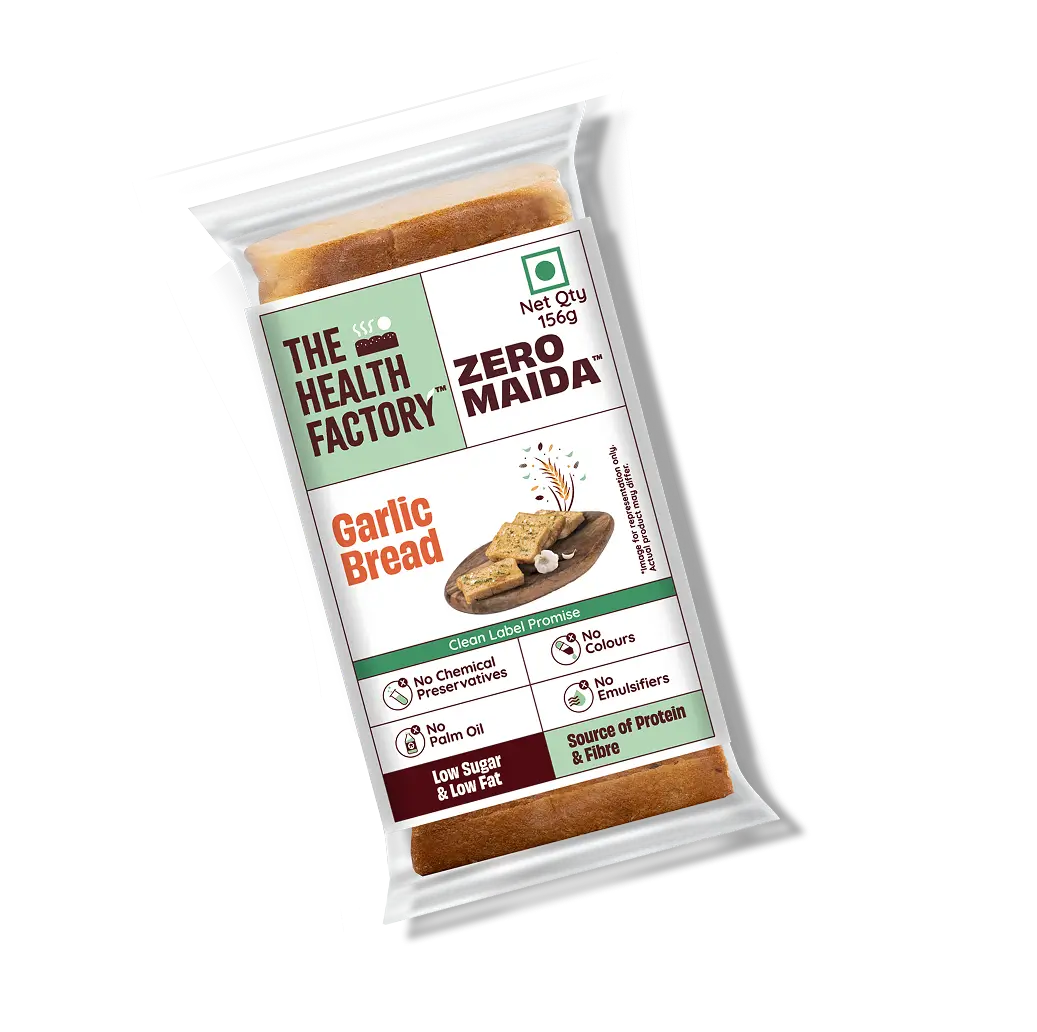 Zero Maida Garlic Bread (2 Packs)