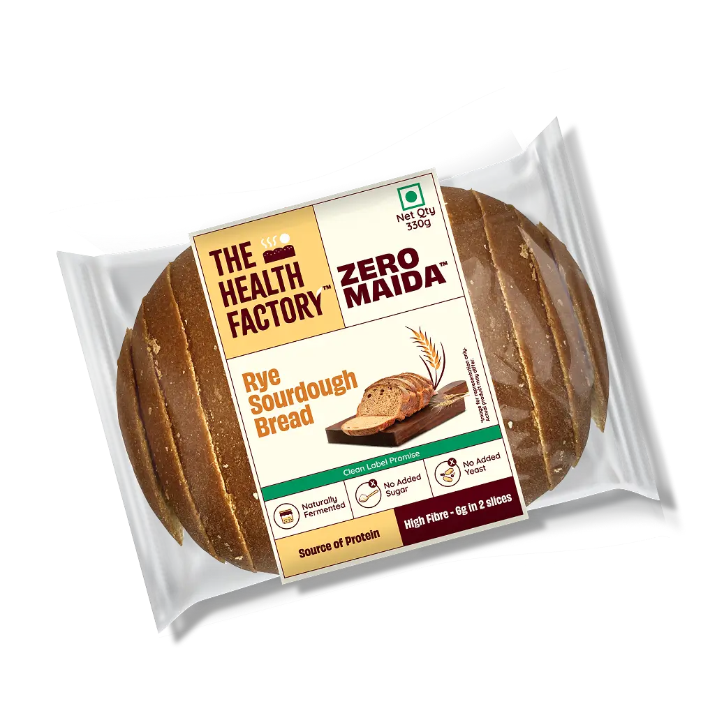 Zero Maida Rye Sourdough Bread