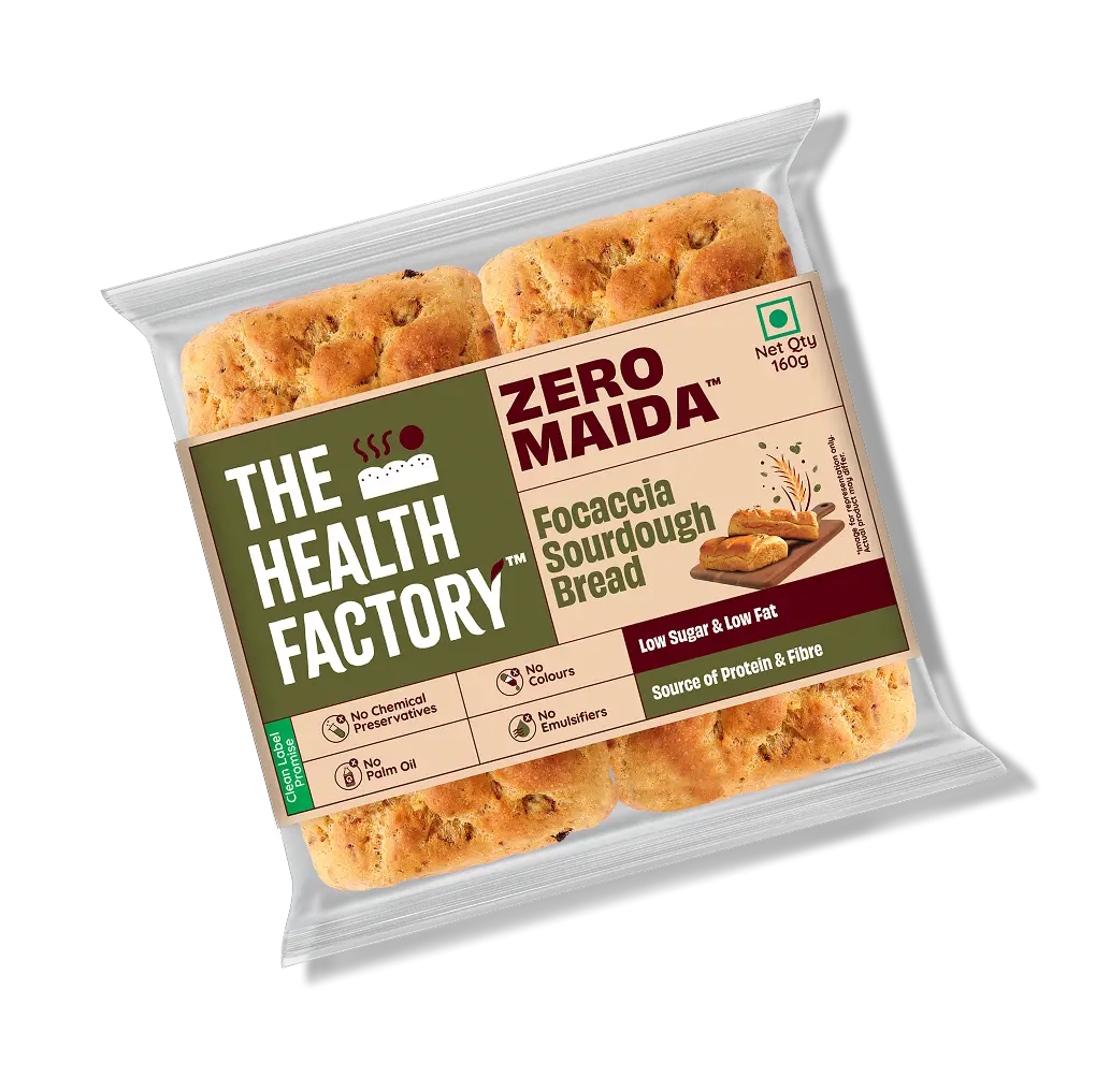 Zero Maida Focaccia Sourdough Bread