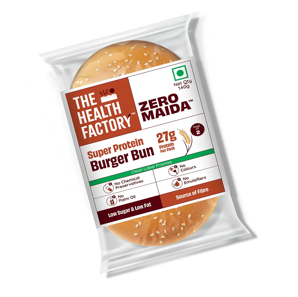 Zero Maida Super Protein Burger Bun