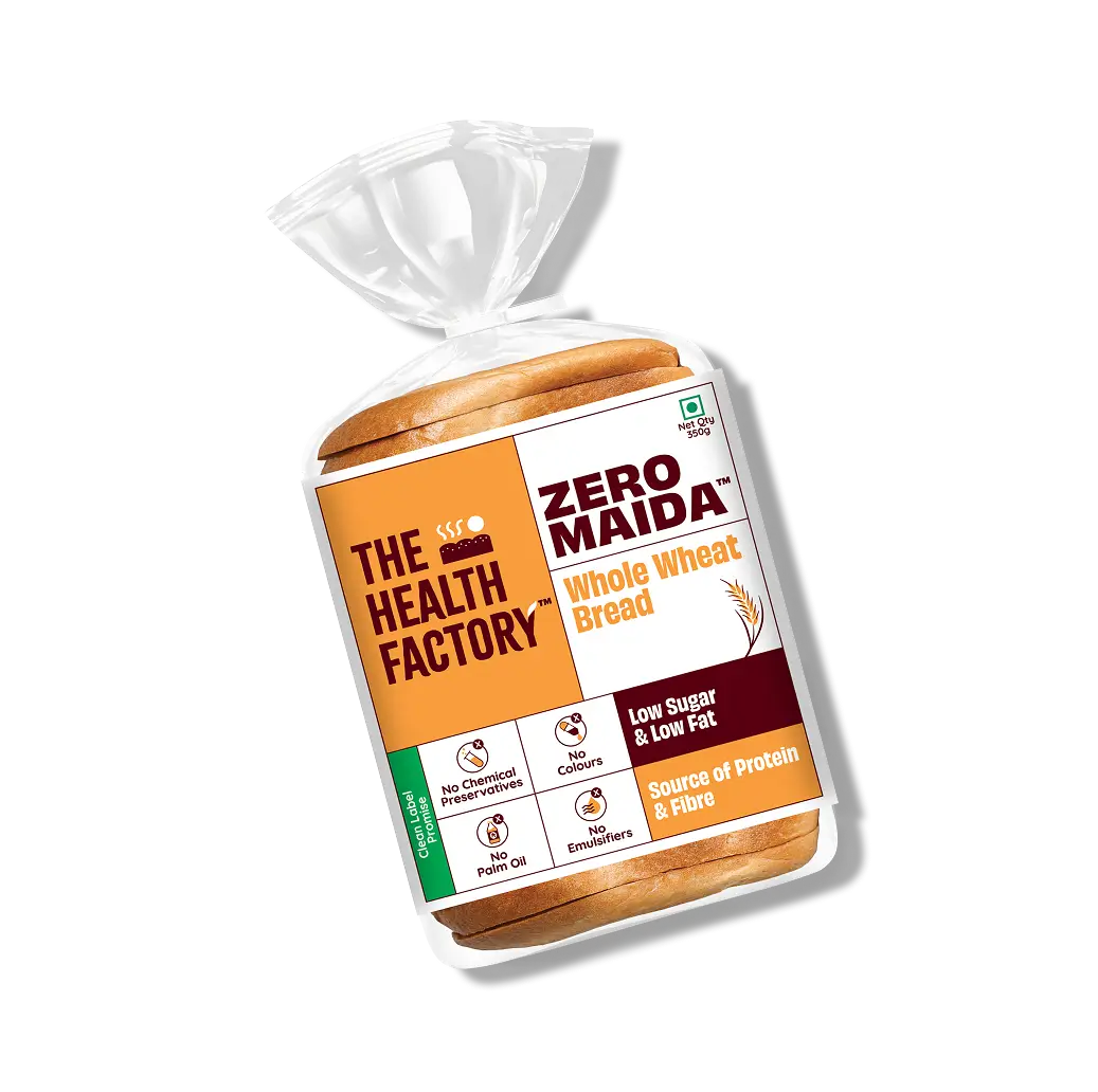 Zero Maida Bread Whole Wheat 350g