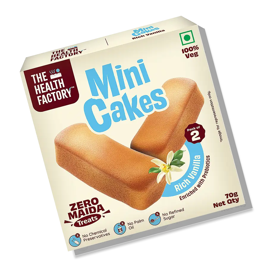 Mini Cakes Rich Vanilla (Zero Maida)