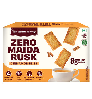 Zero Maida Rusk - Cinnamon Bliss + Royal Elaichi + Classic Milk