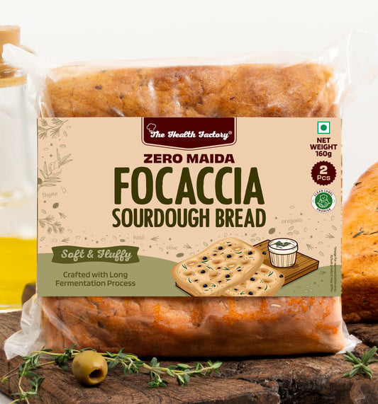 Zero Maida Focaccia Sourdough Bread