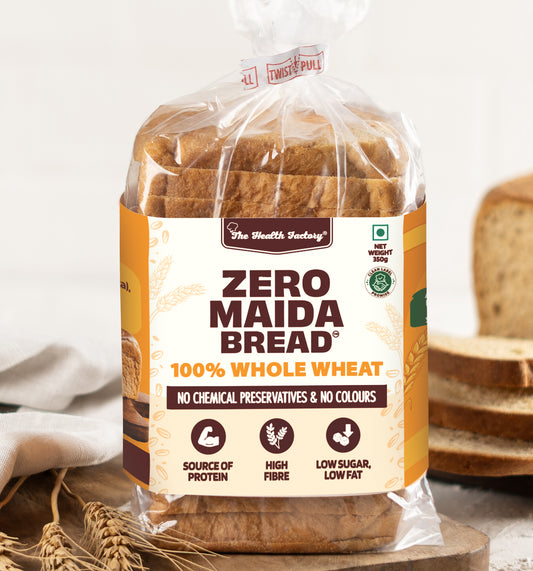 Zero Maida Bread - 100% Whole Wheat 350g