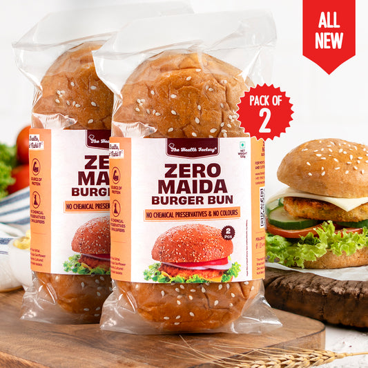Zero Maida Burger Bun- (Pack Of 2)