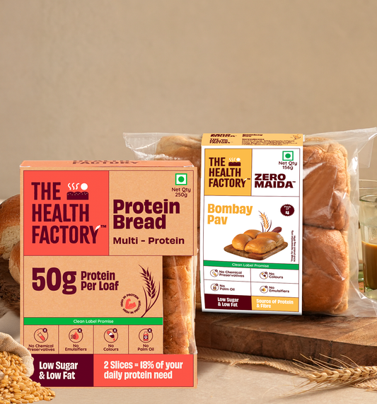 Zero Maida Bombay Pav + Multi Protein Bread Combo