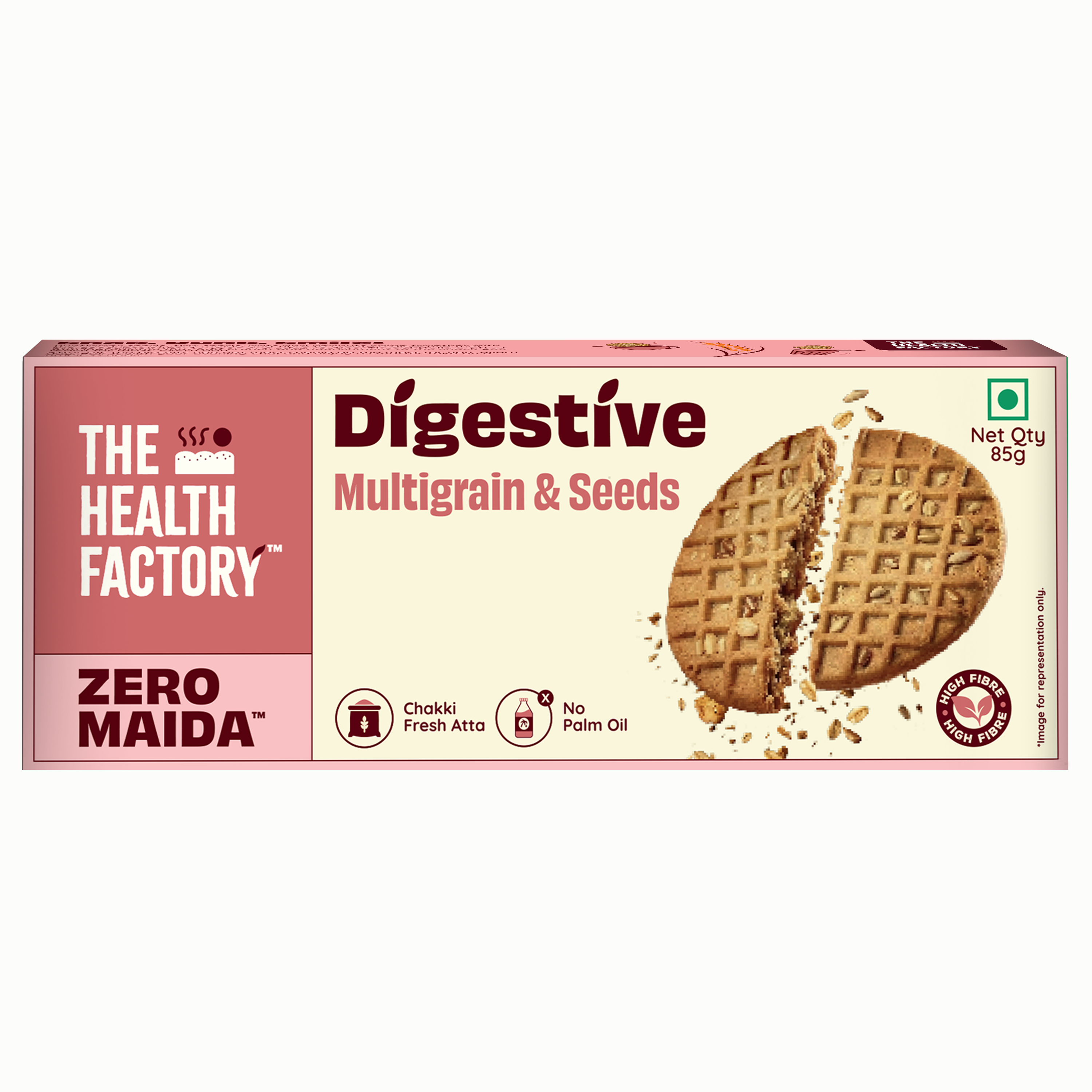 Zero Maida Digestive Biscuits- Multigrain & Seeds