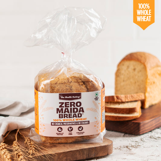 Zero Maida Bread 100% Whole Wheat 250g