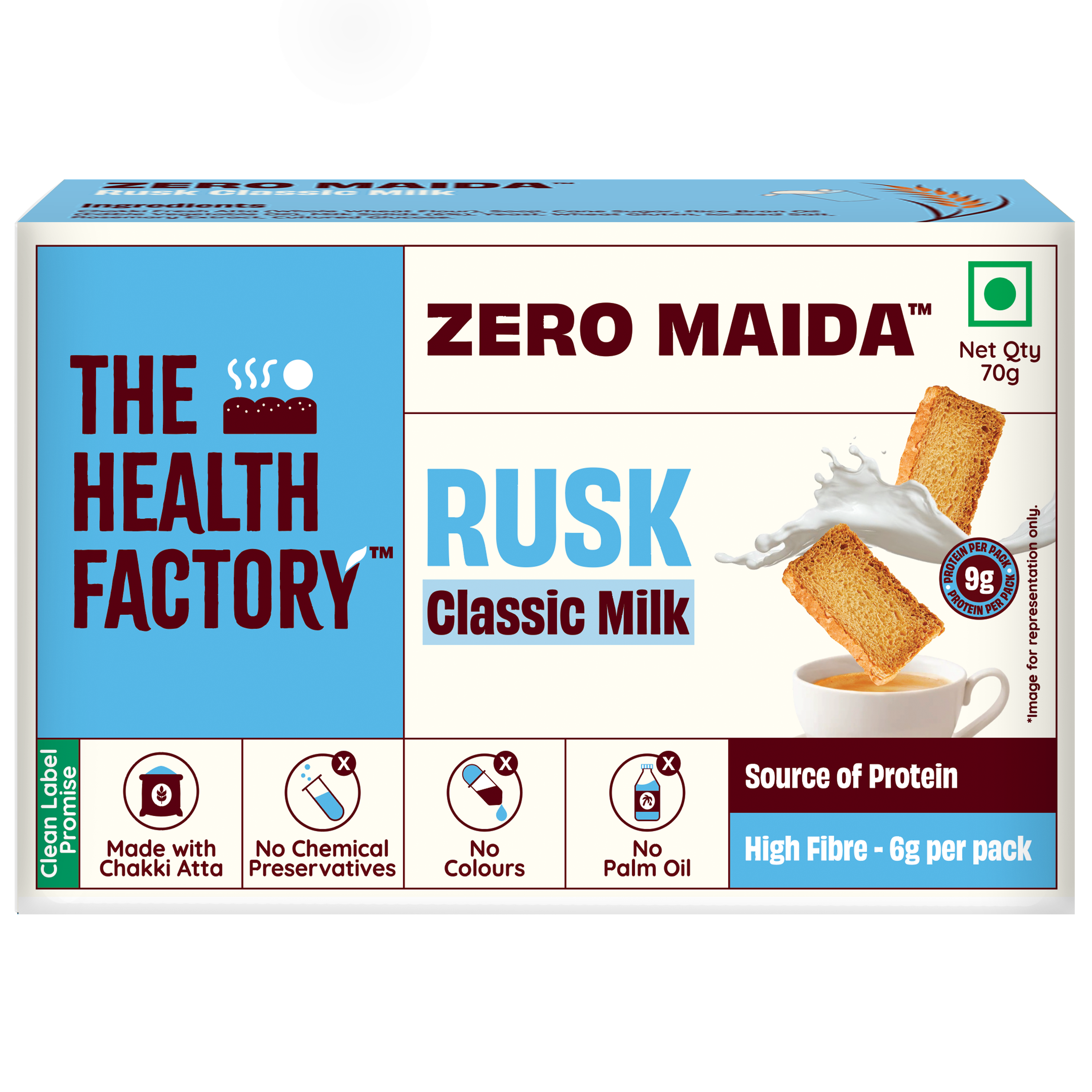 Zero Maida Rusk Classic Milk (3 Packs)