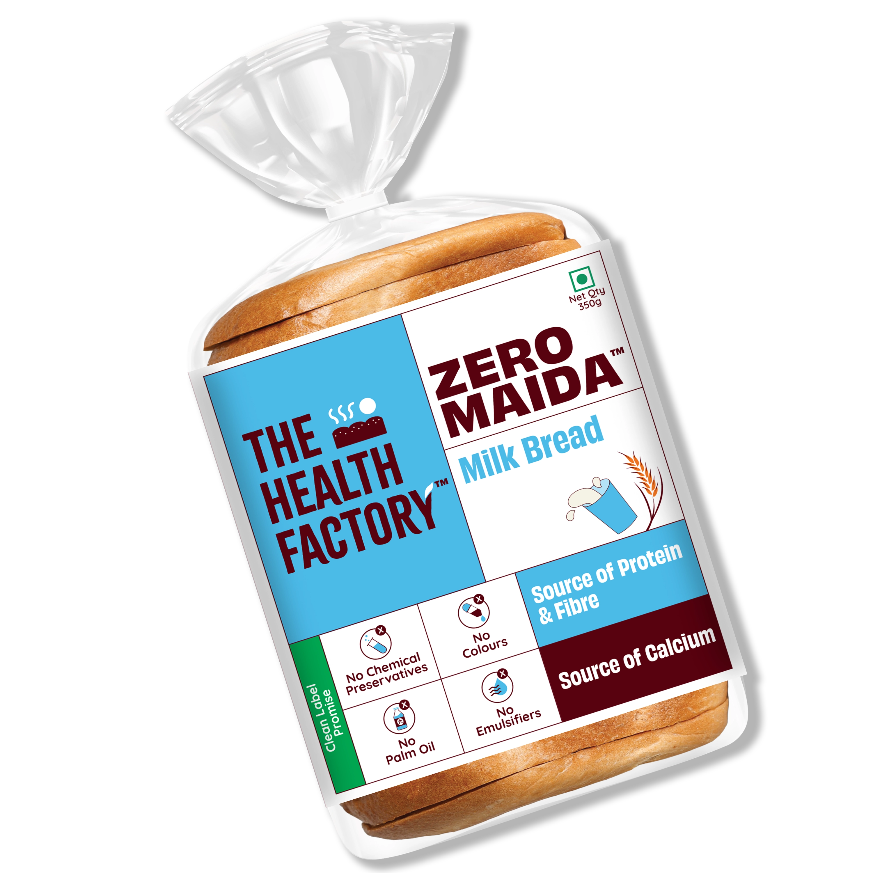 Zero Maida Milk Bread 350g