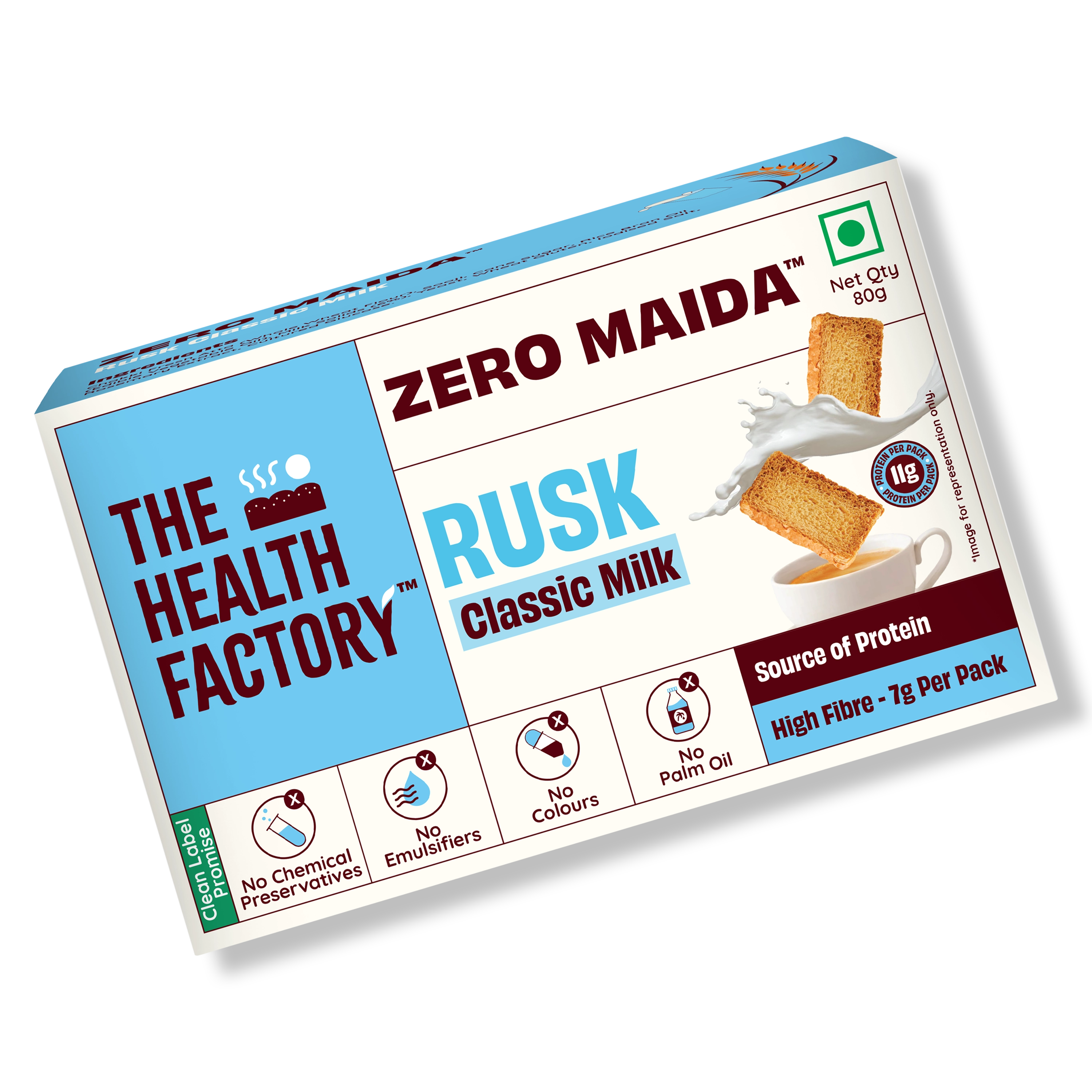 Zero Maida Rusk - Classic Milk (3 Packs)