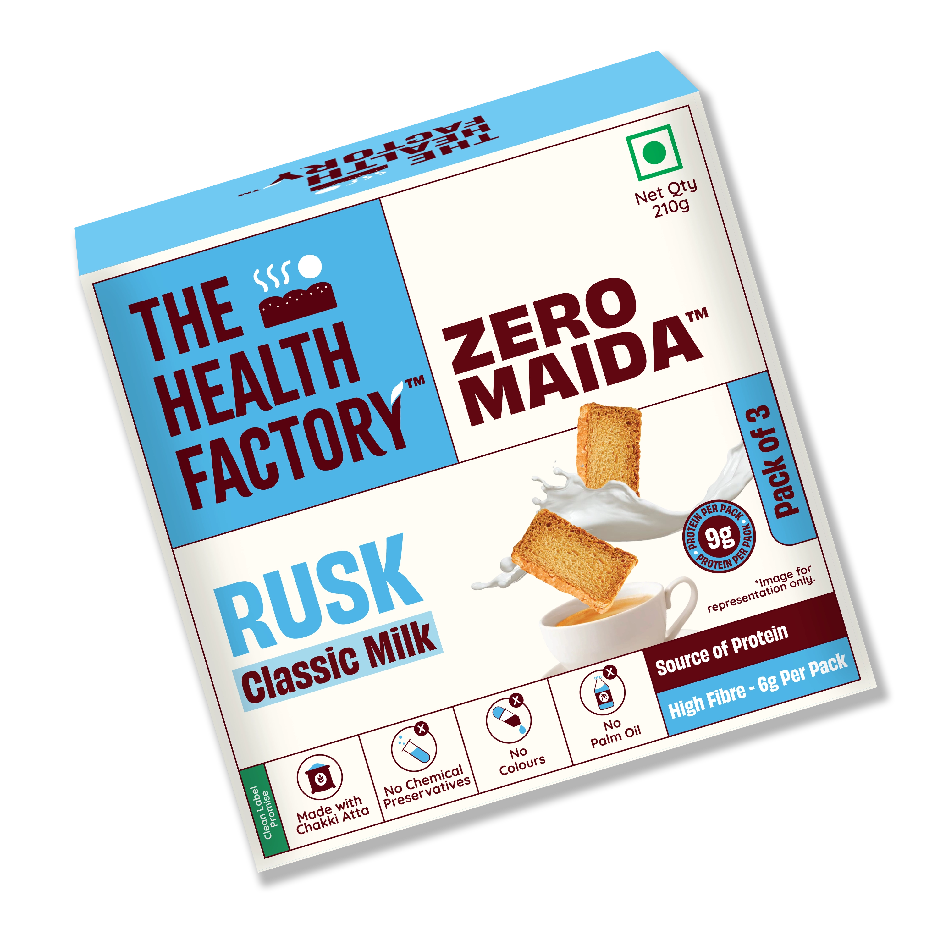 Zero Maida Rusk Classic Milk 210g