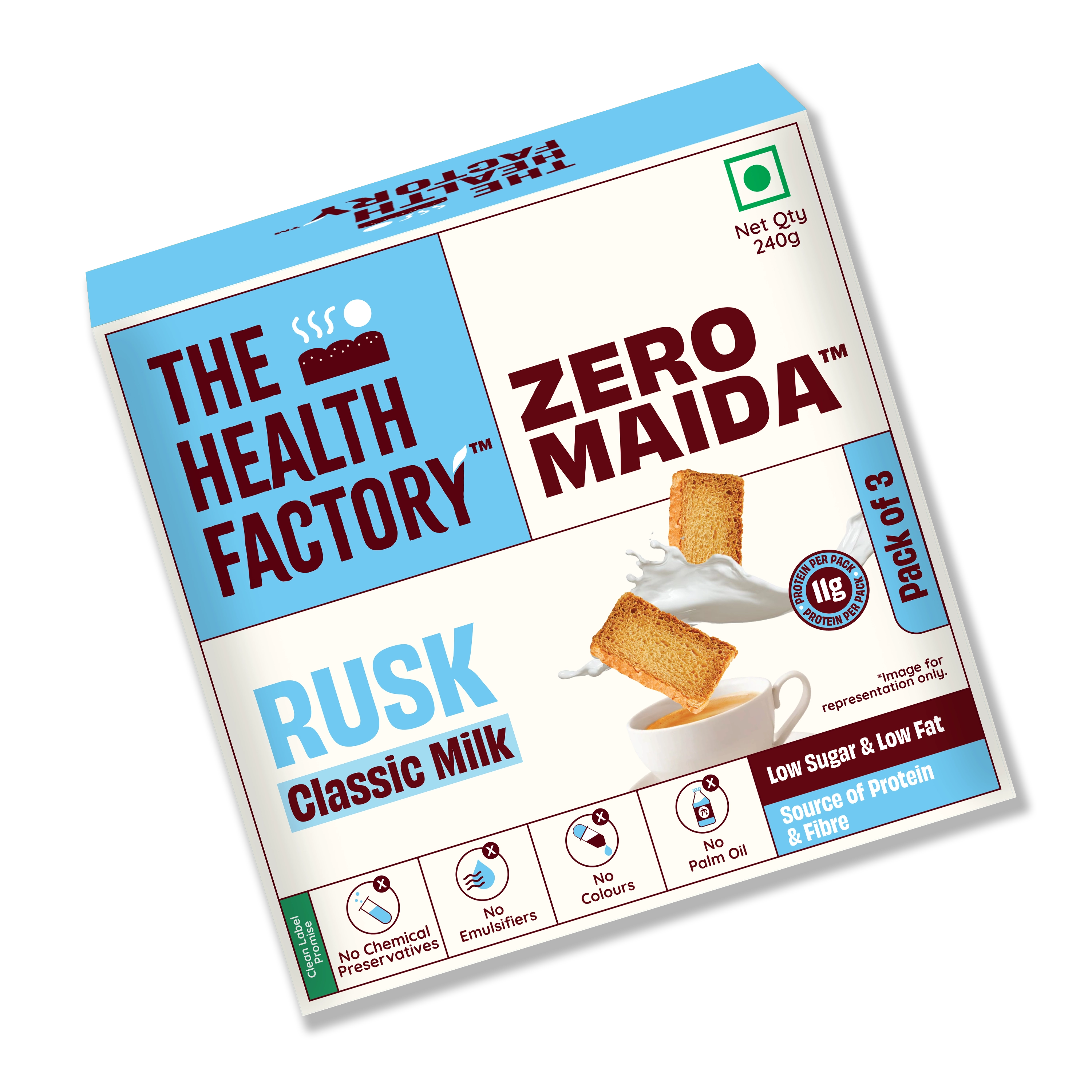 Zero Maida Rusk Classic Milk 240g