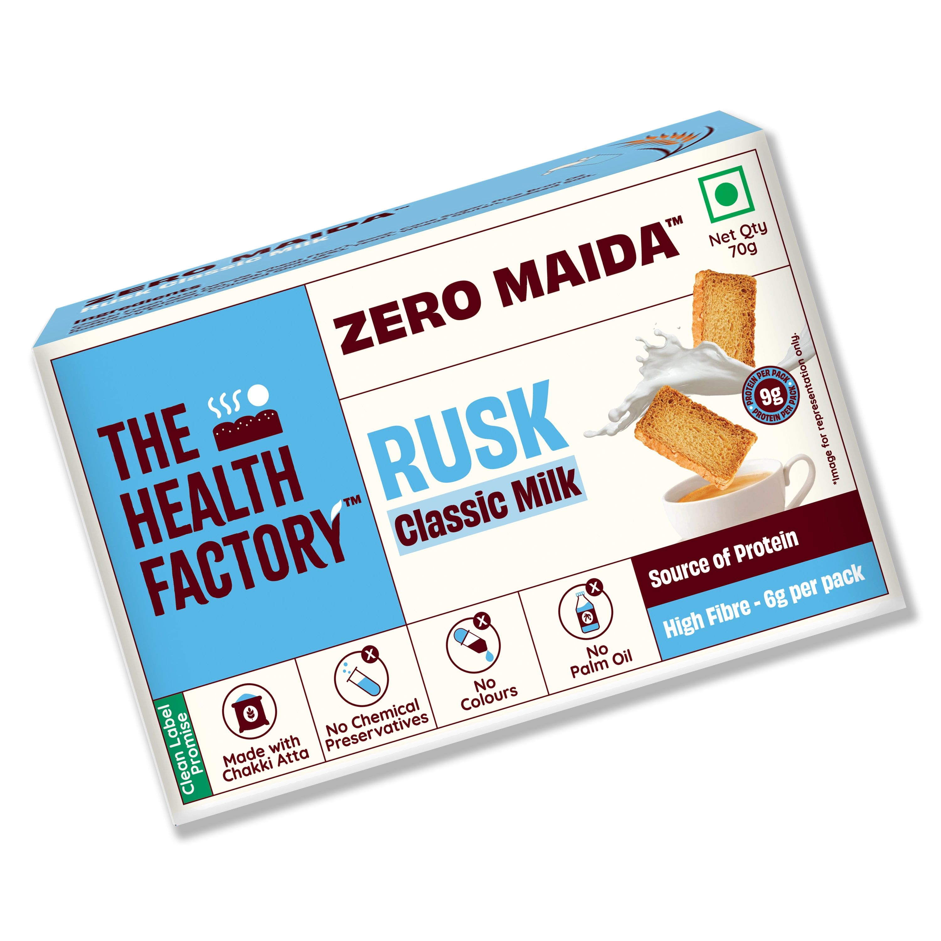 Zero Maida Rusk Classic Milk (3 Packs)