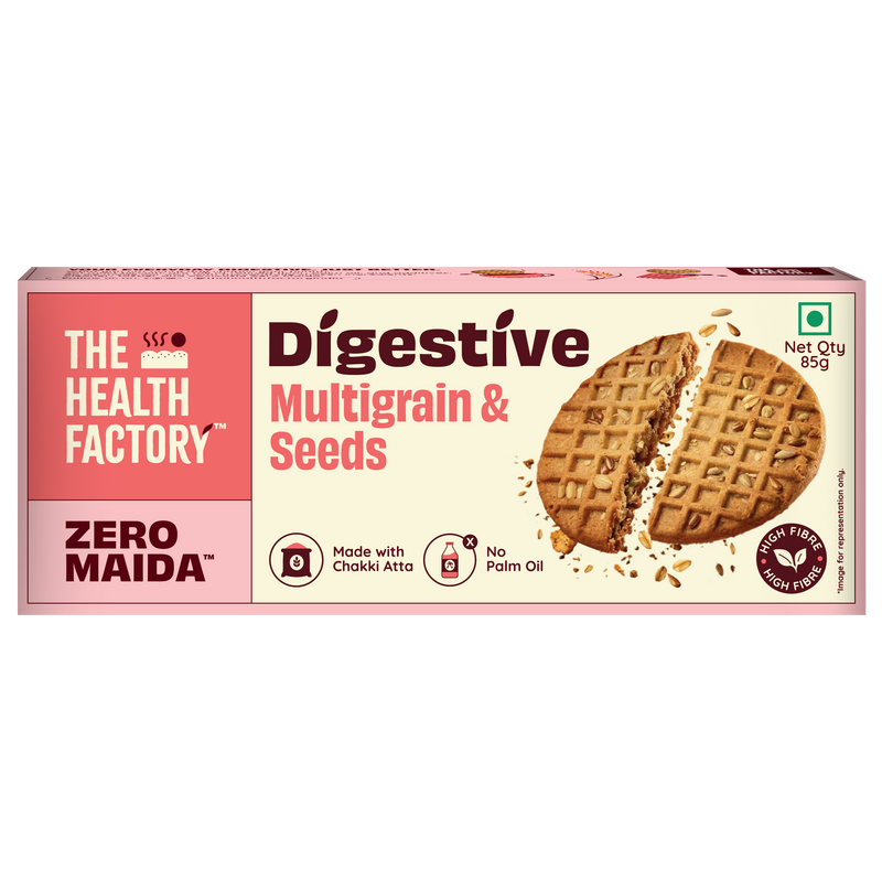 Zero Maida Digestive Biscuits- Multigrain & Seeds