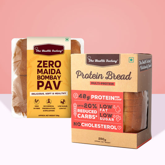 Zero Maida Bombay Pav + Protein Bread - Multi-Protein