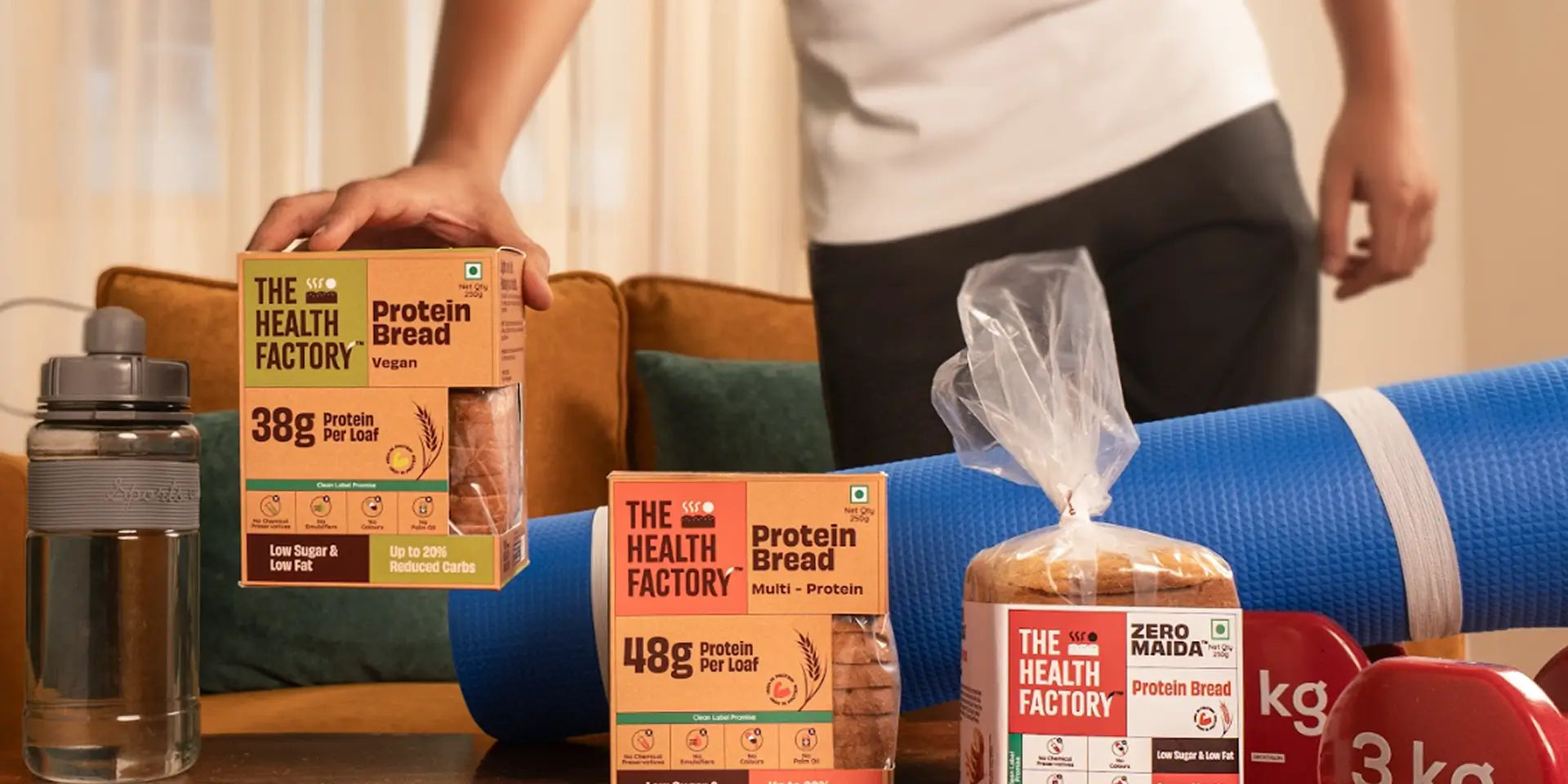 Protein breads