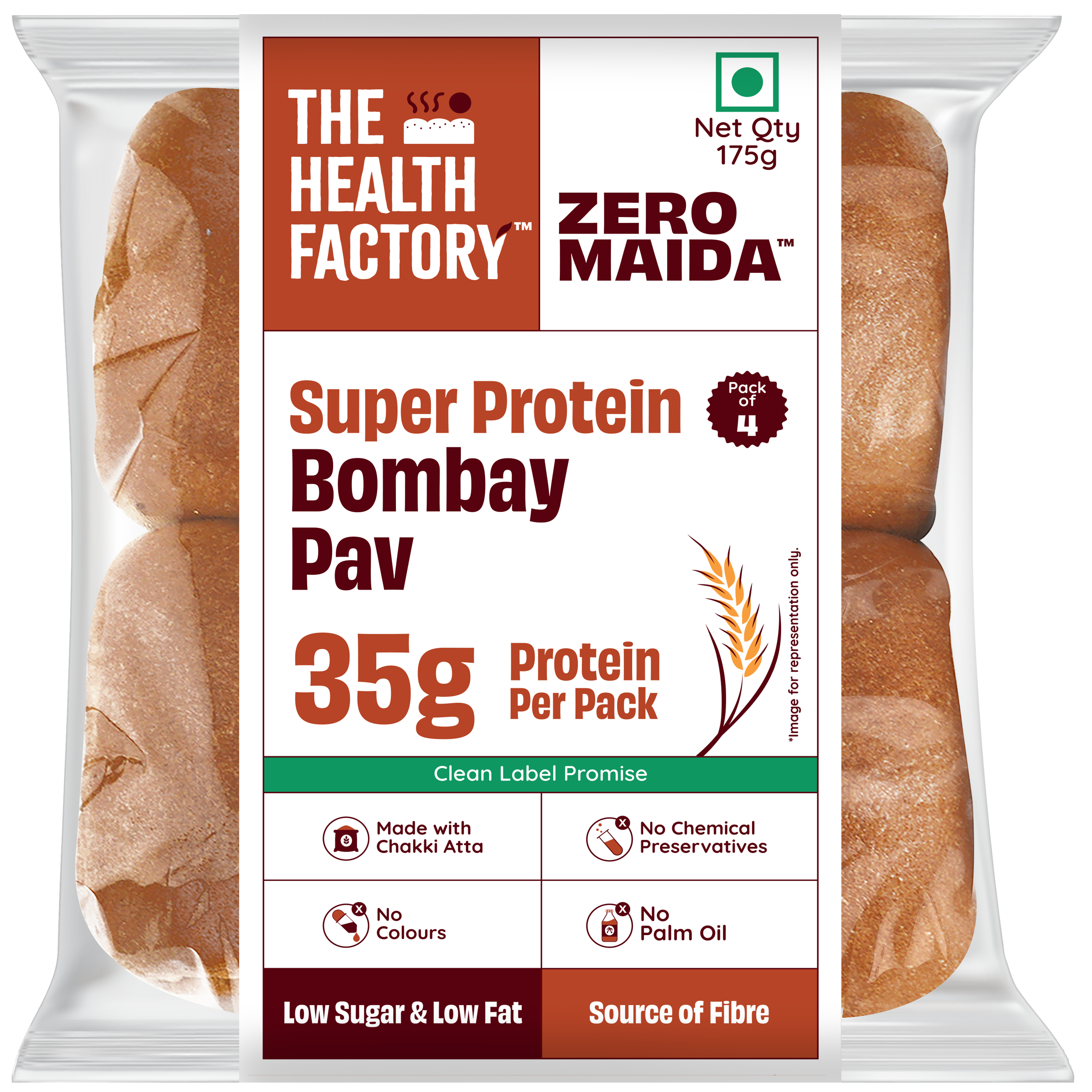 Zero Maida Super Protein Bombay Pav