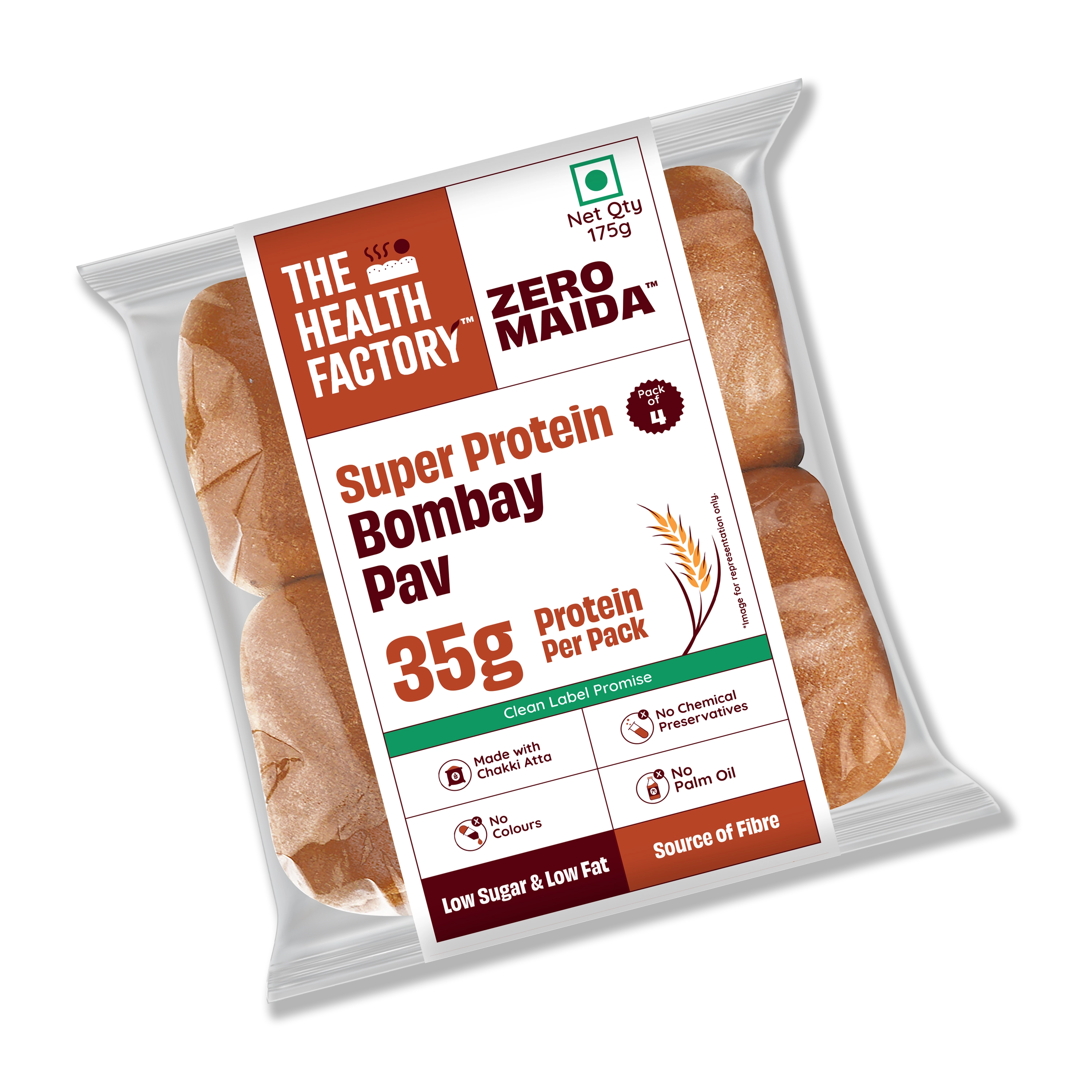 Zero Maida Super Protein Bombay Pav