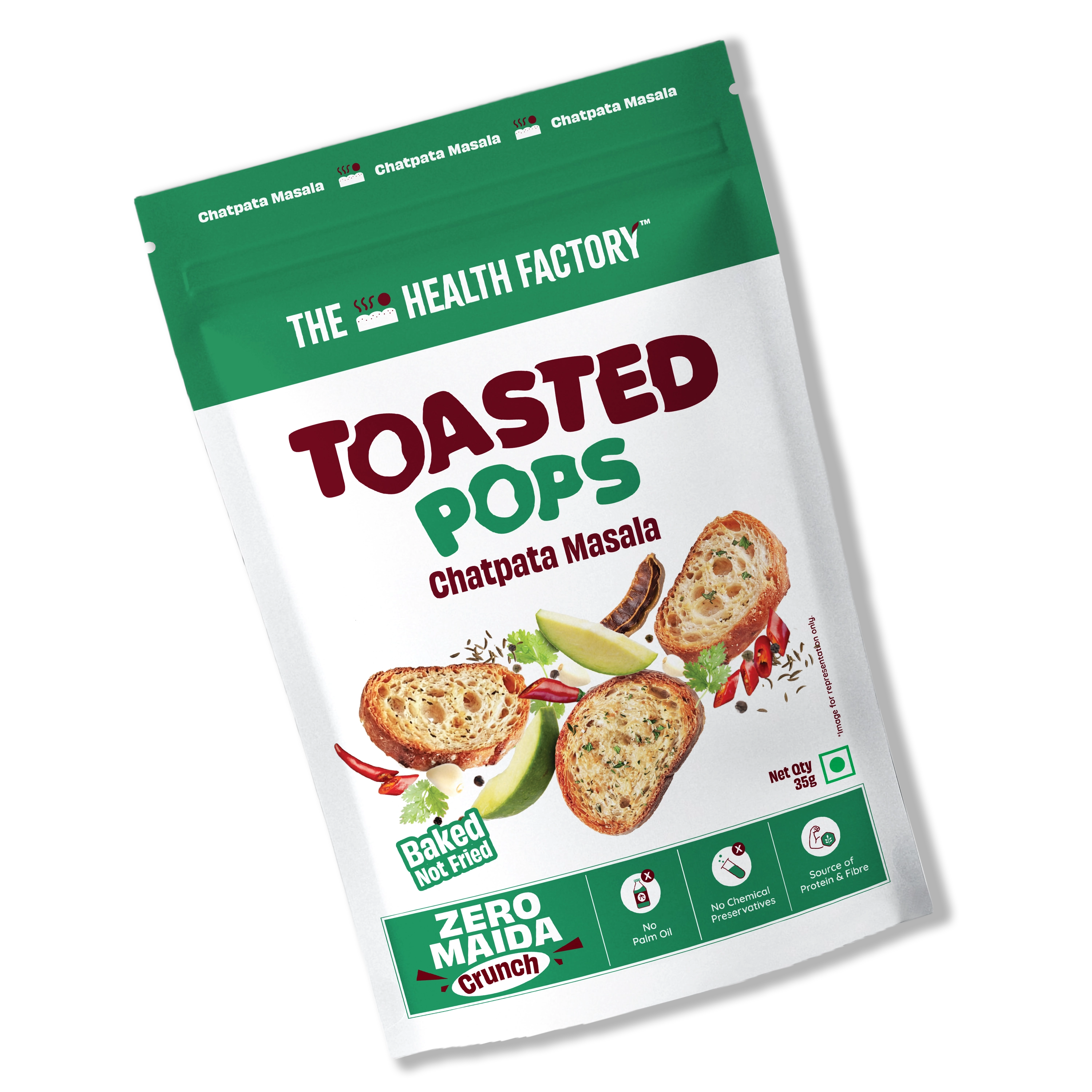 Toasted Pops Chatpata Masala (Zero Maida)