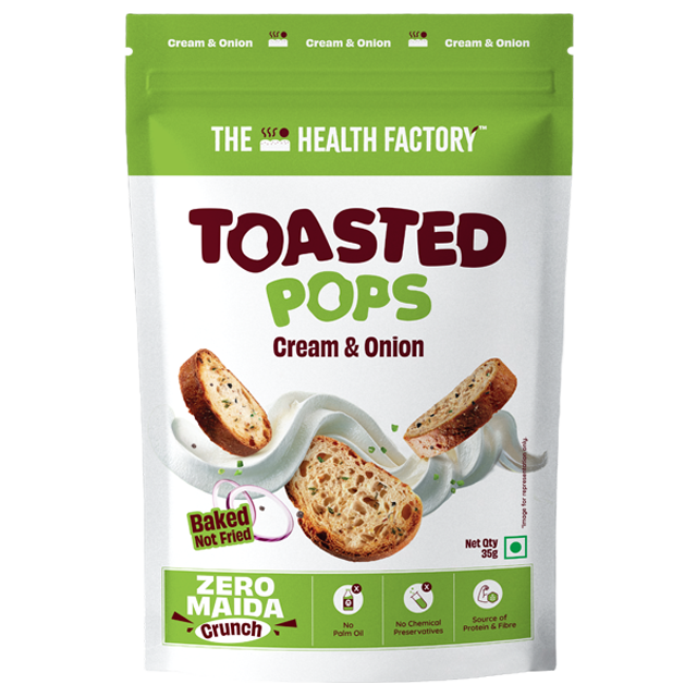 Toasted Pops Cream & Onion (Zero Maida)