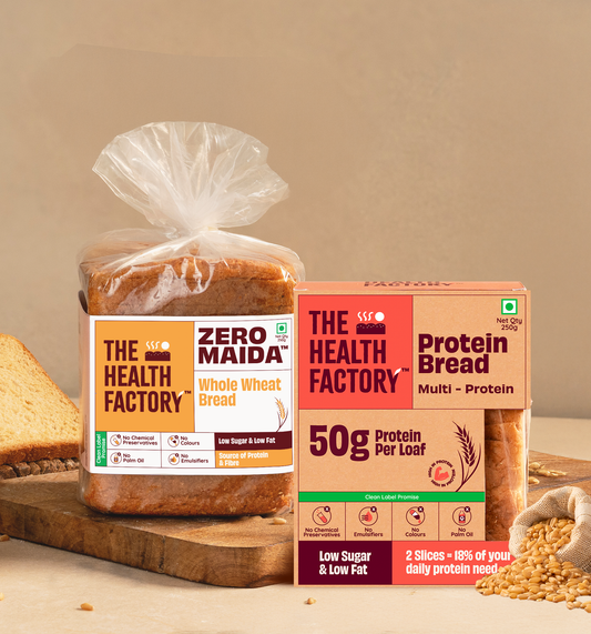 Multi Protein Bread + Zero Maida 100% Whole Wheat 250g