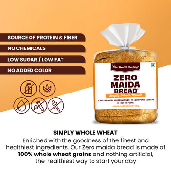 Zero Maida Bread - Simply Whole Wheat - single product