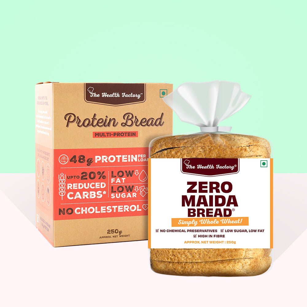 Multi Protein Bread + Zero Maida Simply Whole Wheat