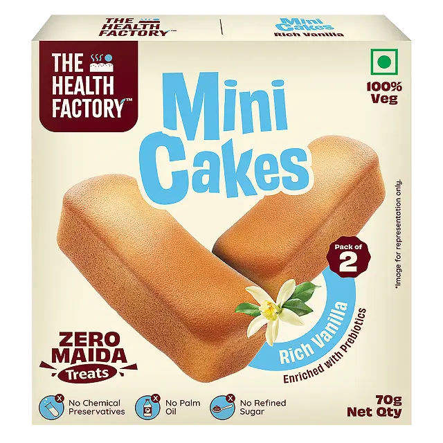 Mini Cakes - Rich Vanilla (Zero Maida)