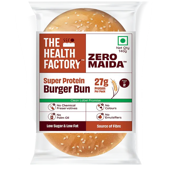 Zero Maida Super Protein Burger Bun